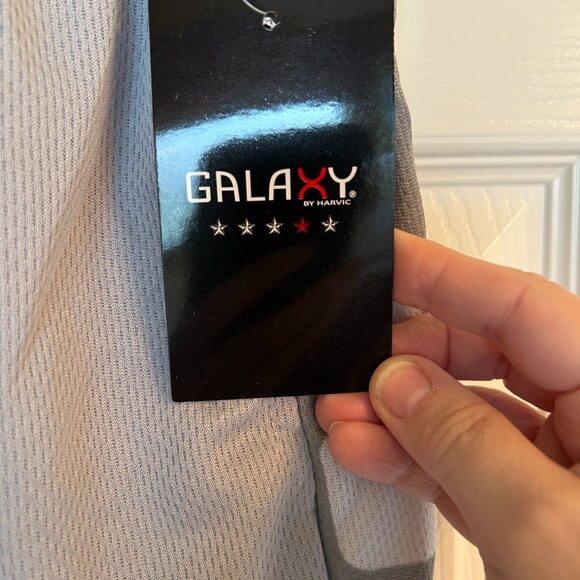 Galaxy by Harvic Men's Shorts - Silver - Size M - NWT - Picture 2 of 9